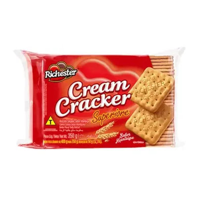 Biscoito Cream Cracker Richester Superiore 350g