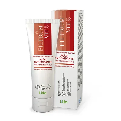 Protetor Solar Filtrum Vit Gel-Creme Hidratante Fps50 120G