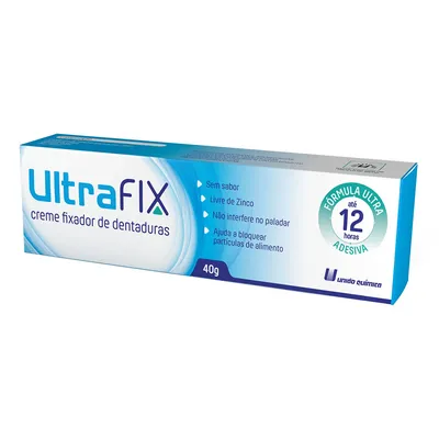 Creme Fixador de Dentadura UltraFix Sem Sabor 40g
