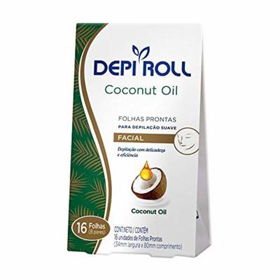 Folhas Prontas para Depilação Facial 16 Unidades - DEPIROLL