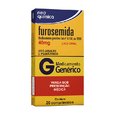 FUROSEMIDA 40MG 20 COMPRIMIDOS
