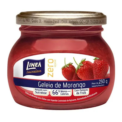 GELEIA LINEA DIET MORANGO 230G