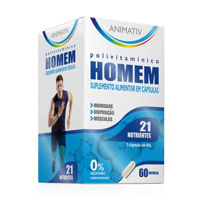 Animativ Homem NV C/60Capsulas