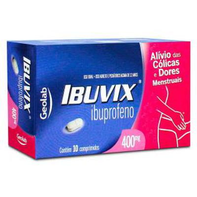 Ibuvix Ibuprofeno 600mg 30 comprimidos - GEOLAB