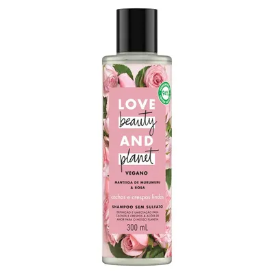 Shampoo Love Beauty & Planet Cachos e Crespos Lindos 300ml