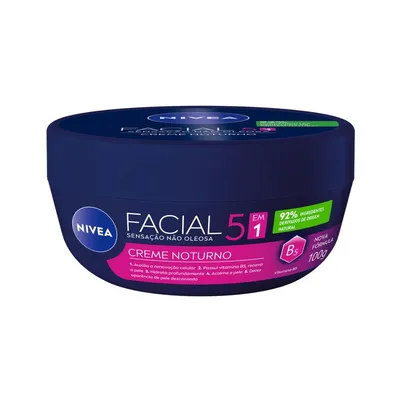 Creme Facial Nivea Noturno 5EM1 Com 100g
