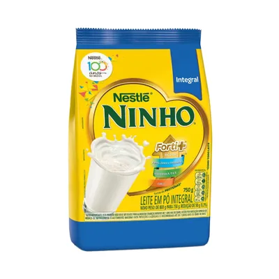 Leite Em Pó Integral Fort+ Ninho 750G