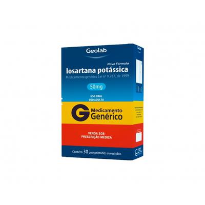 Losartana Potássica 50Mg Multilab 30 Comprimidos Revestidos
