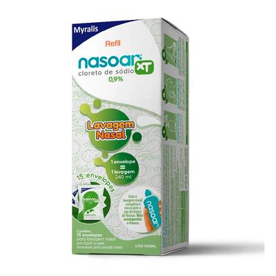 Refil Nasoar XT 0,9% 15 Envelopes - MYRALIS