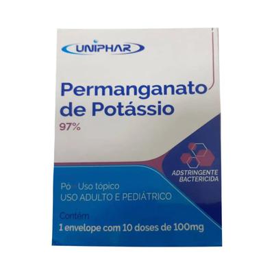 Permanganato de Potassio 100mg 10 Unidades - FARMAX