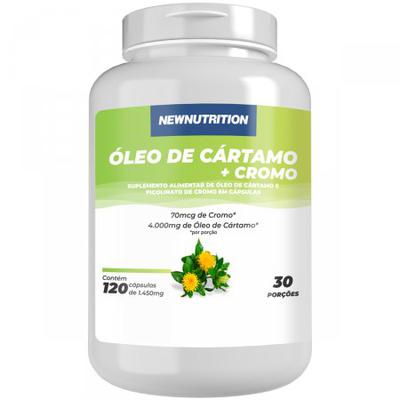 OLEO DE CARTAMO CROMO 1000MG C/120CAPS