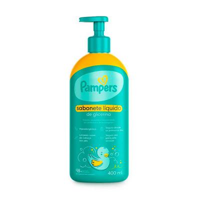 Shampoo Infantil de Glicerina Pampers Frasco 400ml