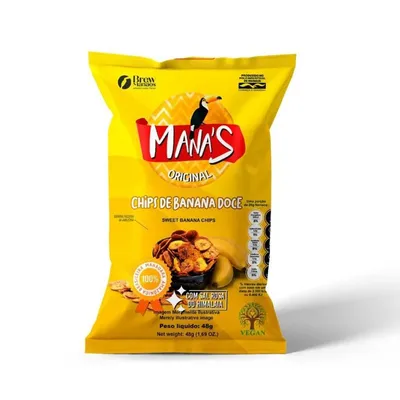 CHIPS MANA DE BANANA DOCE 48G
