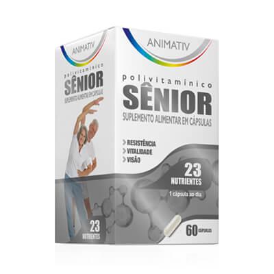 Suplemento Polivitaminico Animativ Senior 60 Cápsulas