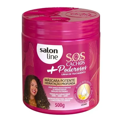 Máscara Capilar Salon Line SOS Cachos + Poderosos 500g
