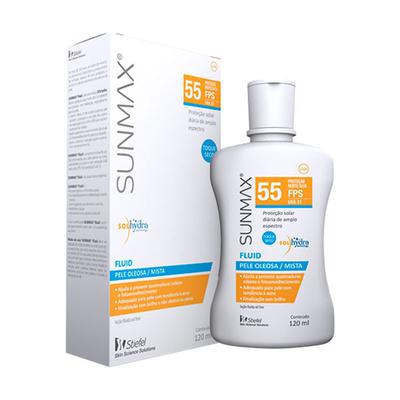 Protetor Solar Sunmax Fluid Fps 55 Com 120Ml