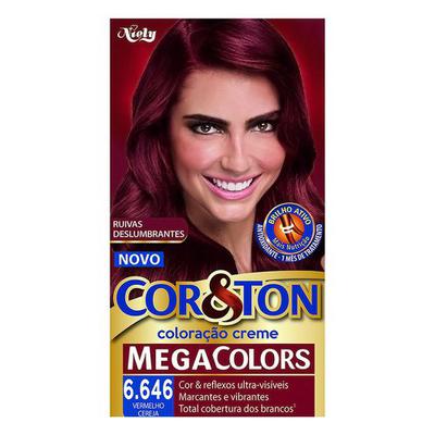 Tintura Cor&Ton Niely 6.646 Vermelho Cereja