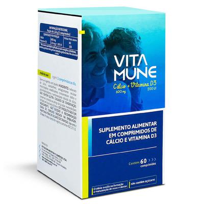 Vita Mune Cálcio 600mg Com 60 Comprimidos Cimed