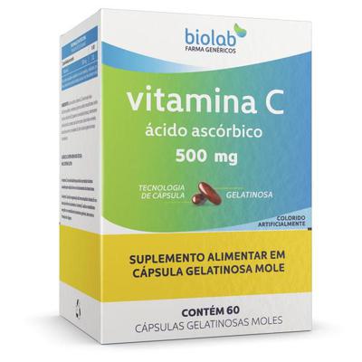 Vitamina C 500Mg Biolab 60 Cápsulas