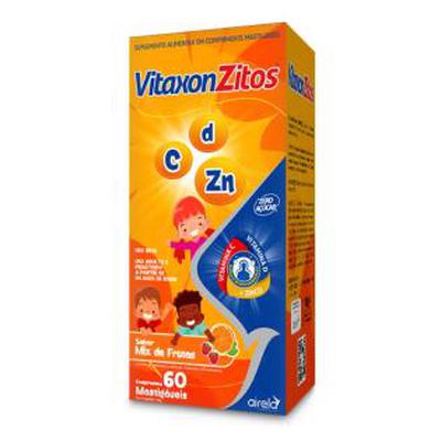 Suplemento Vitaxonzitos Tripla Kids Airela 60 Comprimidos